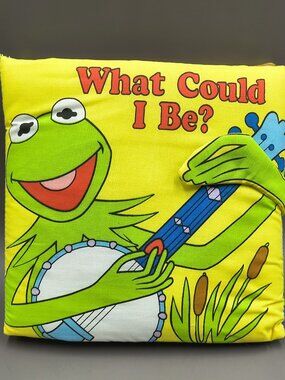 Muppets Kermit "What Could I Be?" Interactive Cloth Book - Learning Reading Fun